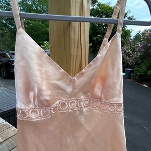Creamy Silk Slip Dress